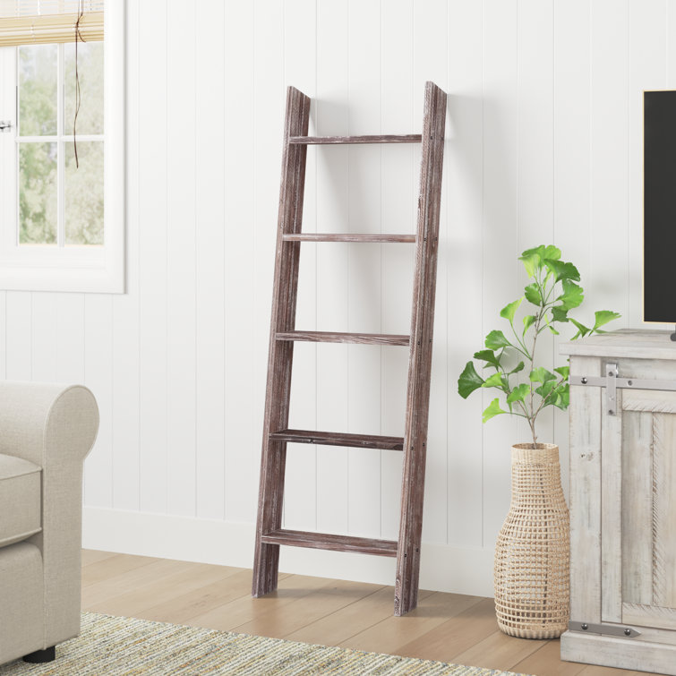 54 Tall Solid Wood Blanket Ladder Towel Holder Scarve Hang Lightweight